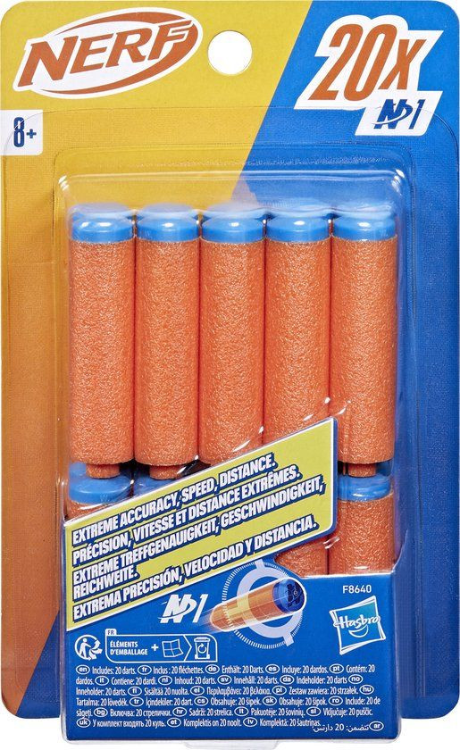 Nerf N Series N1 Refill Pack - 20 Oranje N1 Darts