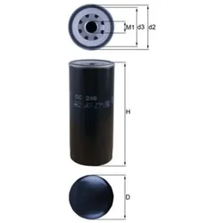 Ölfilter MAHLE OC 246