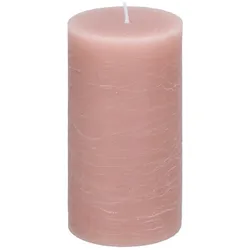 Arti Casa, Kerzen, Rustikale Kerze Ø7xh13cm Rosa