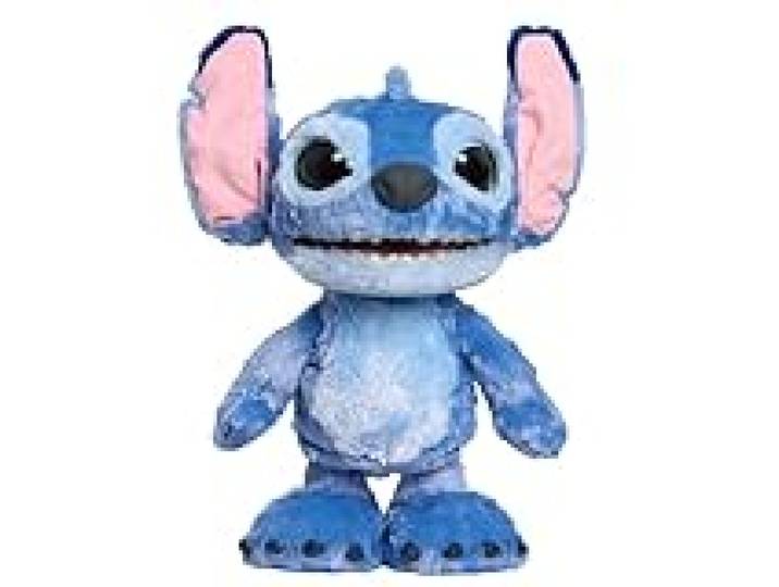 Just Play Peluche Stitch Interactive de Disney de 43 cm de Haut, Plus de 100 Sons et réactions, Un Stitch Plus Vrai Que Nature, Jouet pour Enfants de 3 Ans et Plus
