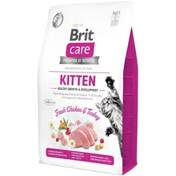 Brit Care Fresh Chicken&Turkey getreidefrei Kitten Katzentrockenfutter 2 Kilogramm