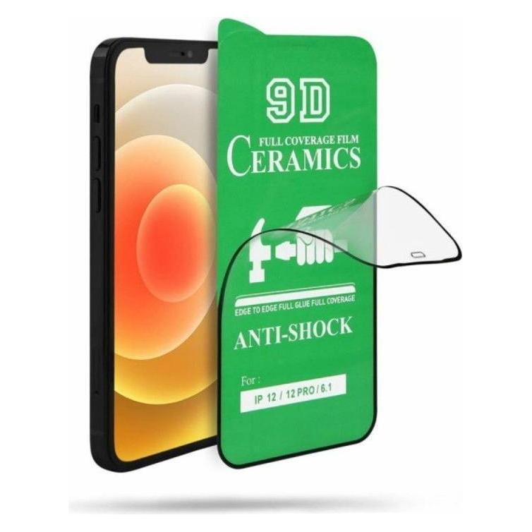 Takeme Protective glass iPhone 14 Pro HARD Ceramic Full Surface Screen Protector Glass (Apple iPhone 14 Pro) (TAKEME)