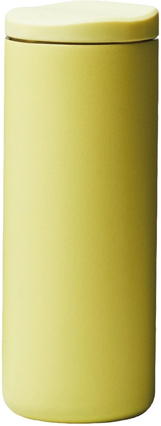 Thermobecher "BioLoco Neo 350 ml", gelb, Trinkgefässe, 350ml, Edelstahl, Polypropylen, Thermobecher gelb 350ml