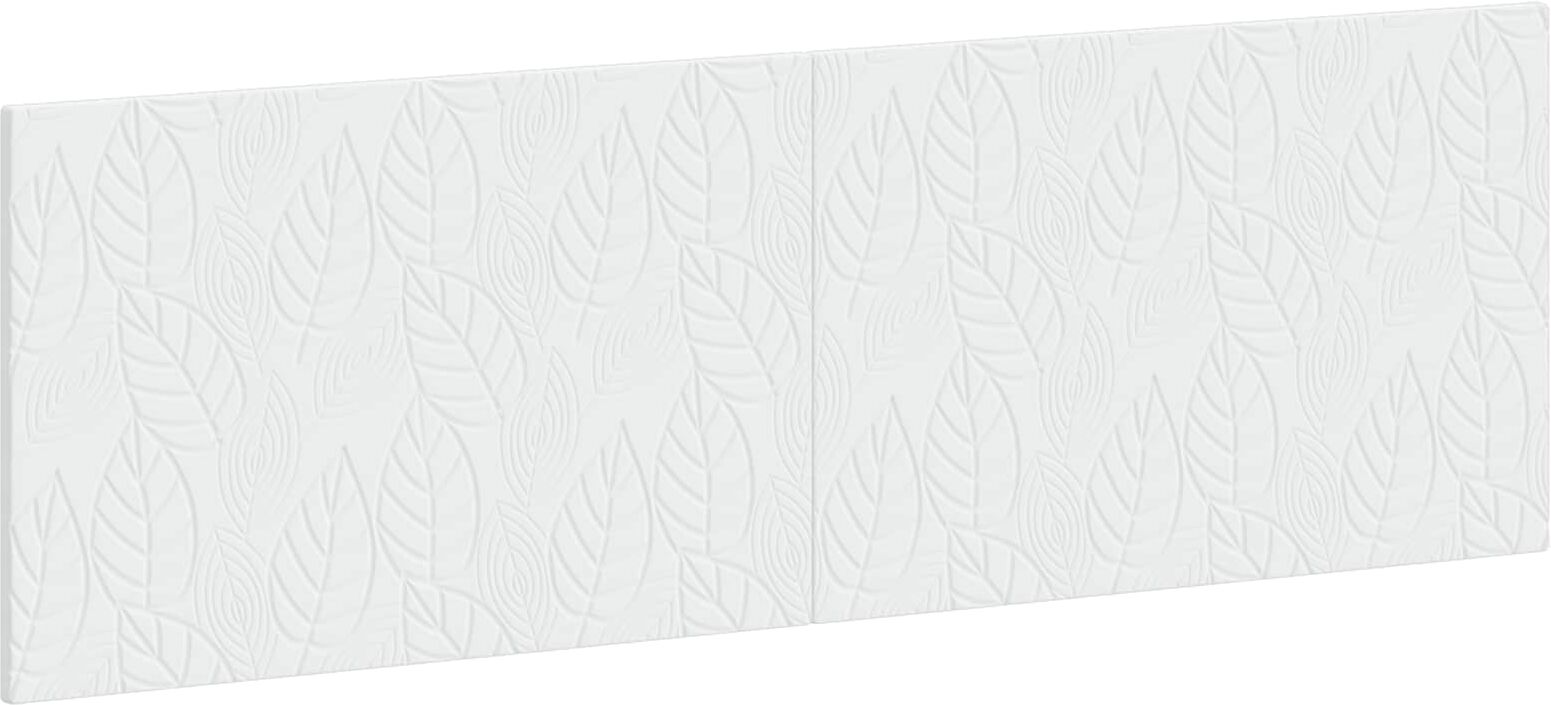 vidaXL Tête de lit murale DELFT Blanc Bois d'ingénierie