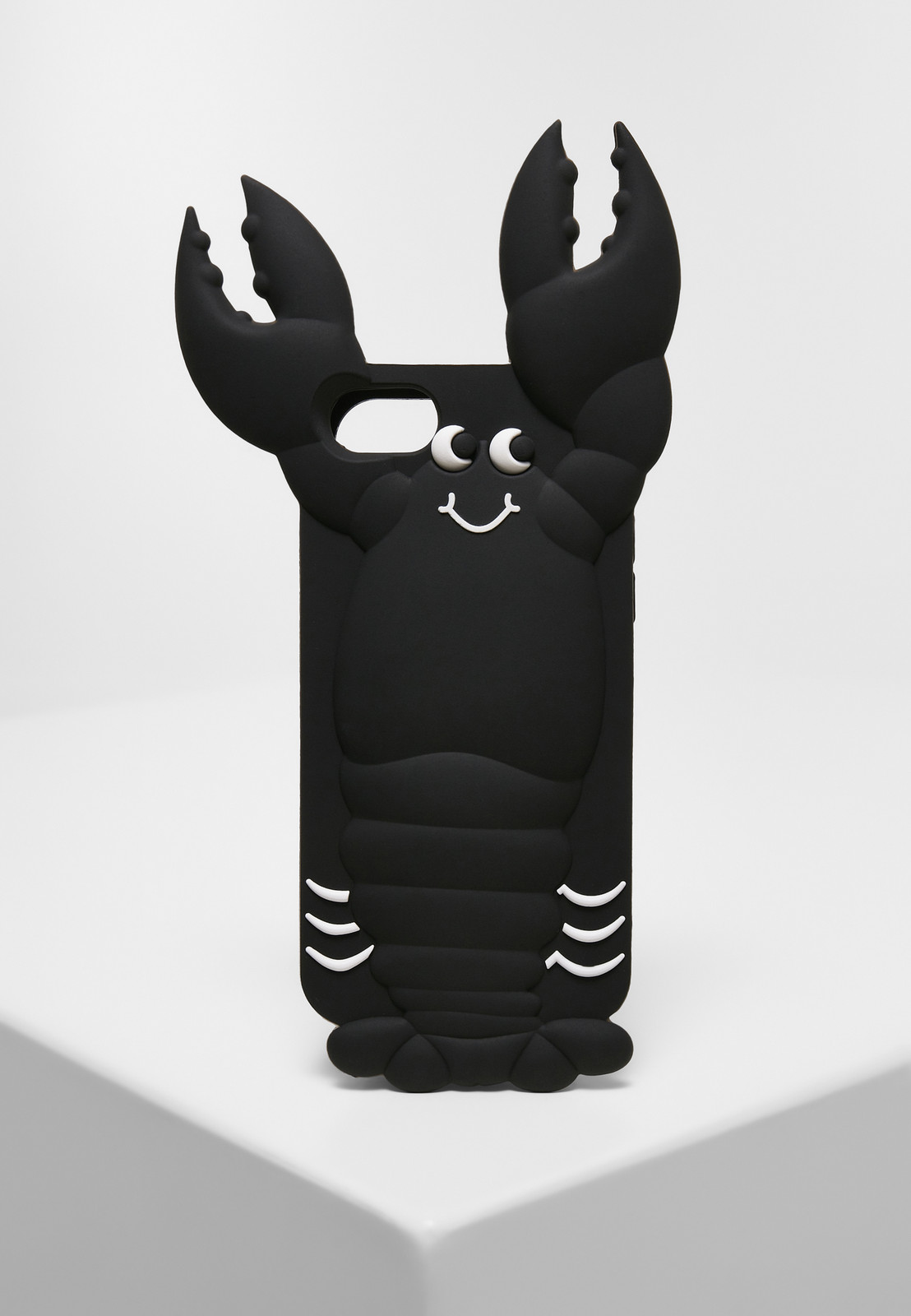 Mister Tee telefoonhoesje met kreeftmotief voor iPhone 7/8/SE, zwart