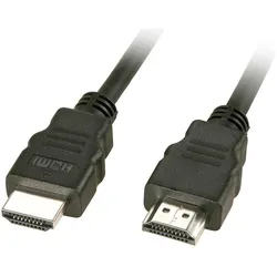 Lindy HDMI HDMI-Kabel HDMI Typ A (Standard) (5 m), Videokabel, Schwarz