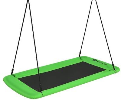 60 Inches Platform Saucer Tree Swing Set Outdoor Rectangle Swing