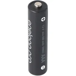 AccuCell Akku eneloop pro, AAA Micro, 500 Ladezyklen, geringe Selbstentladung, mit Box (1 Stk., AAA, 930 mAh), Batterien + Akkus