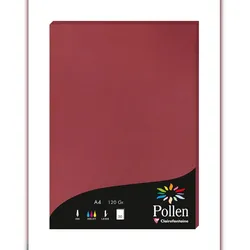 Pollen 10x Papier A4 Pollen 120g 50 Blatt - Bordeaux 4293C