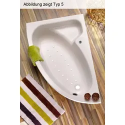 Ottofond Whirlpool Raumsparbadewanne Salinas B 150 x 97 - Baden