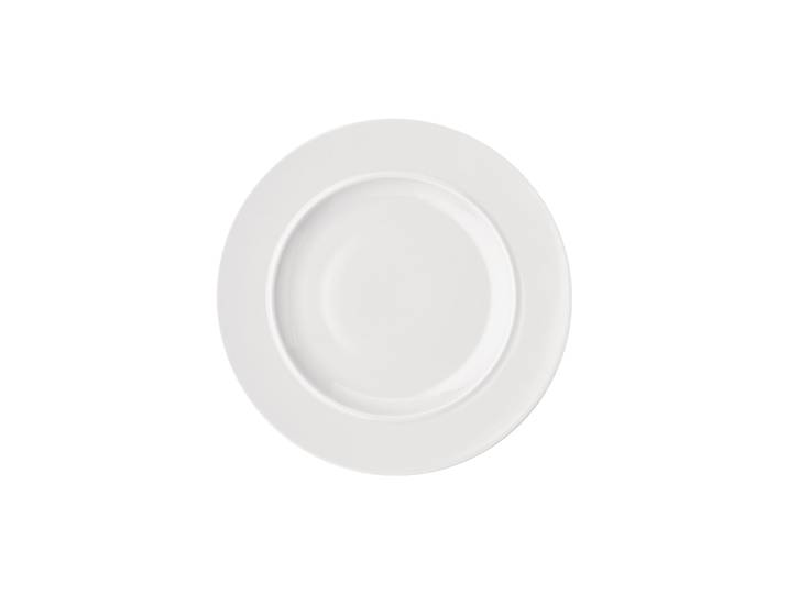 Alessi - Assiette La Bella Tavola - Blanc - Porcelaine fine - Designer Ettore Sottsass
