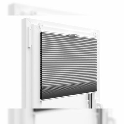 KS Handel 24 THERMO WABENPLISSEE 100% VERDUNKELND FALTROLLO JALOUSIE (Hellgrau PM04, 90x200 cm)