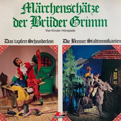 Das tapfere Schneiderlein, Die Bremer Stadtmusikanten, Der gestiefelte Kater, Schneeweißchen und Rosenrot - Gebrüder Grimm, Audio, 4260507159465
