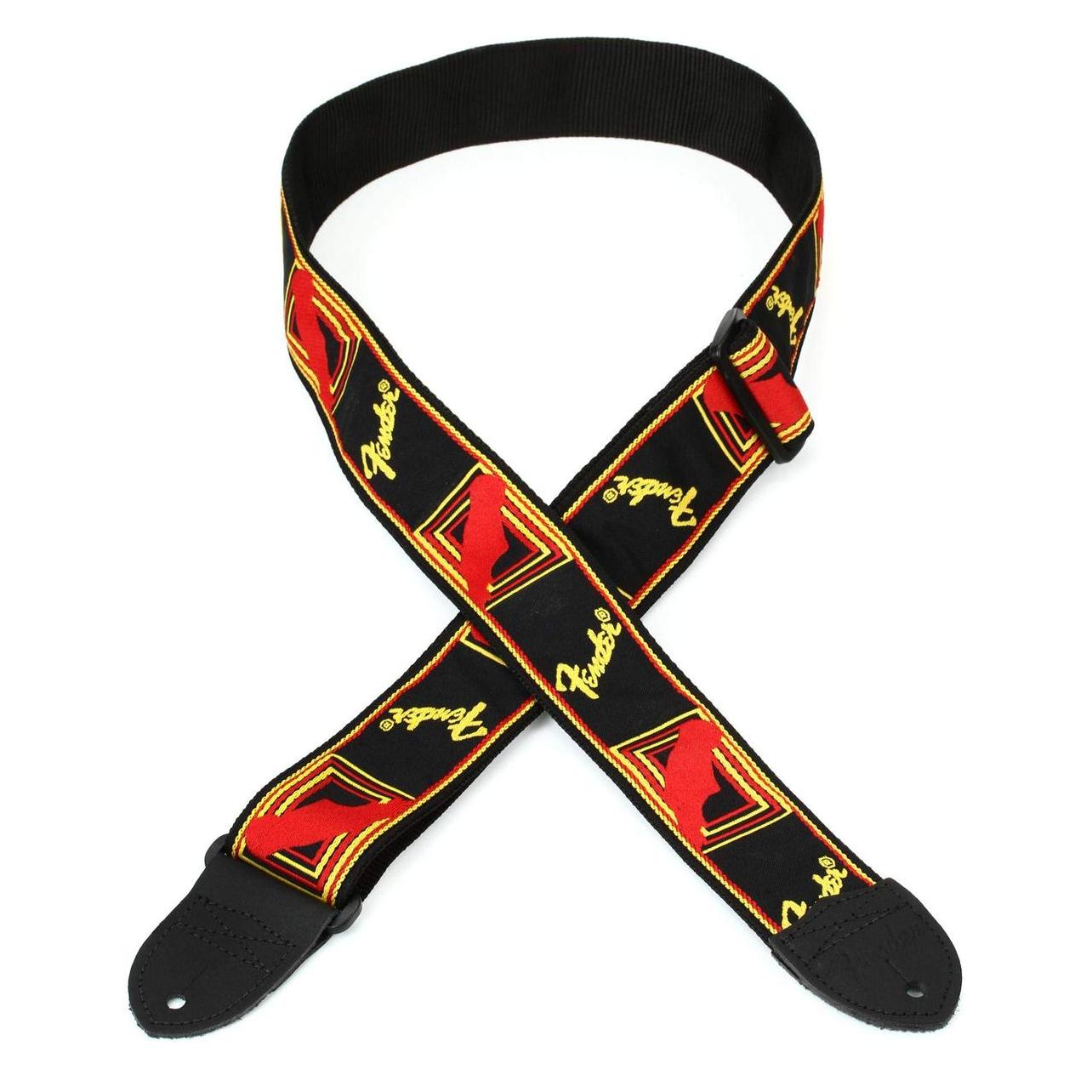 Fender Gitarrengurt black/yellow/red (46590610)