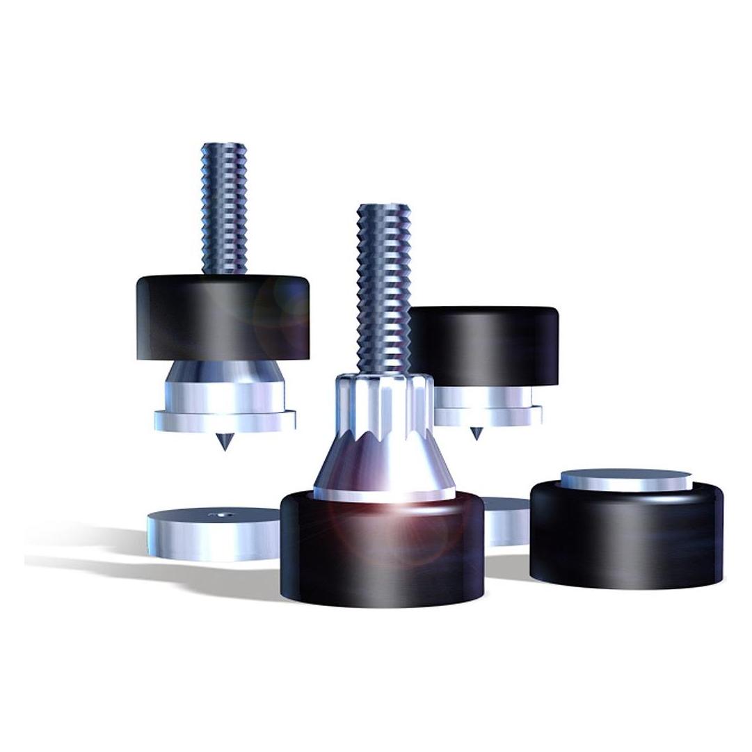 Soundcare SuperSpikes 5/16" Silber - 4er Set (00501)