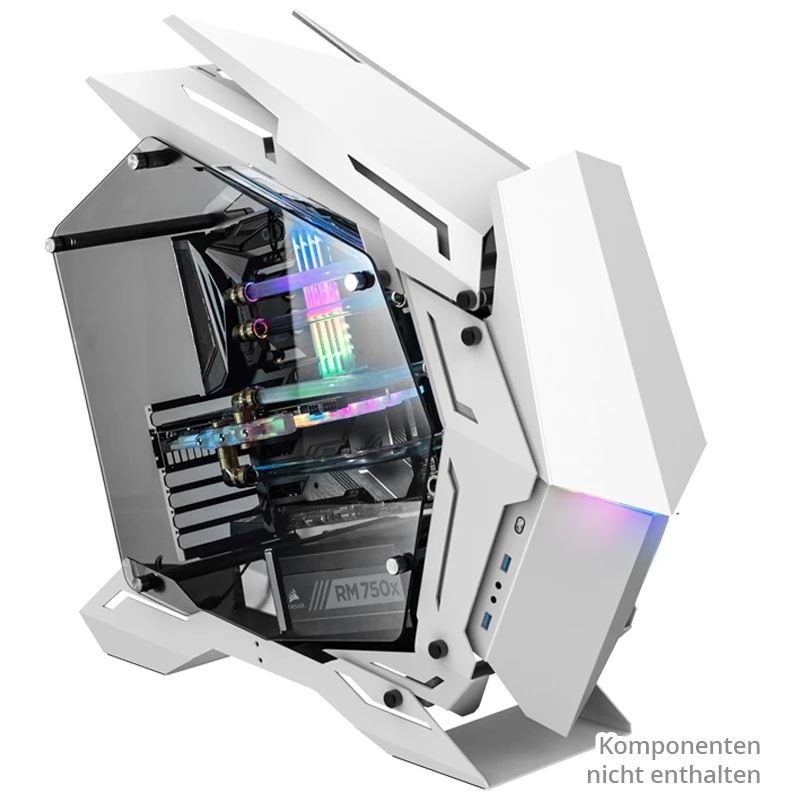 Jonsbo MOD3 Big-Tower Showcase, Tempered Glass - weiß
