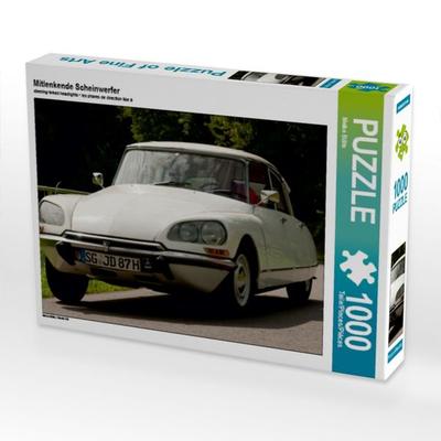 CALVENDO Puzzle Mitlenkende Scheinwerfer | 1000 Teile Lege-Größe 64x48cm Foto-Puzzle für glückliche Stunden