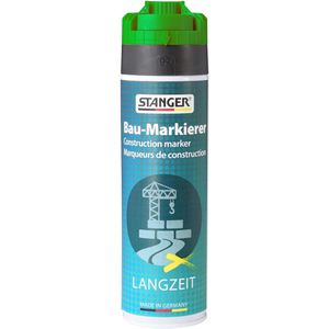 Stanger Markierungsspray Bau-Markierer, grün, Langzeit, 500 ml