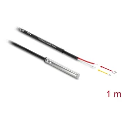 DELOCK Temperaturfühler-Kabel, 2x off. Kabelenden DS18B20 1m