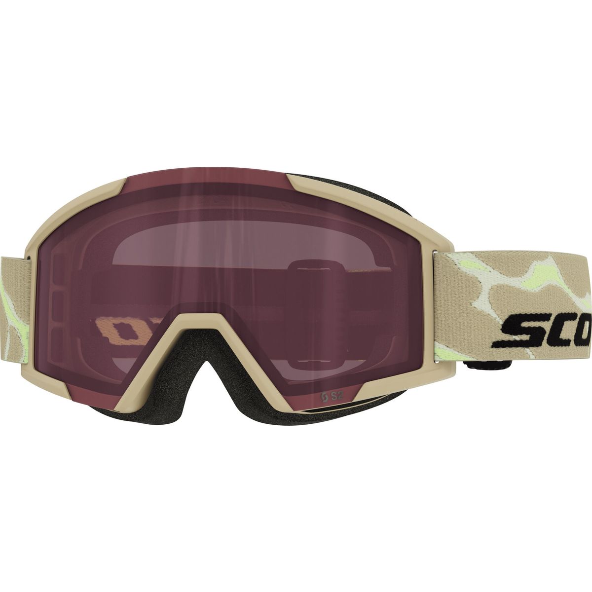Scott Goggle Shield Junior mojave beige / rose s2 (7813) - 4262797813381