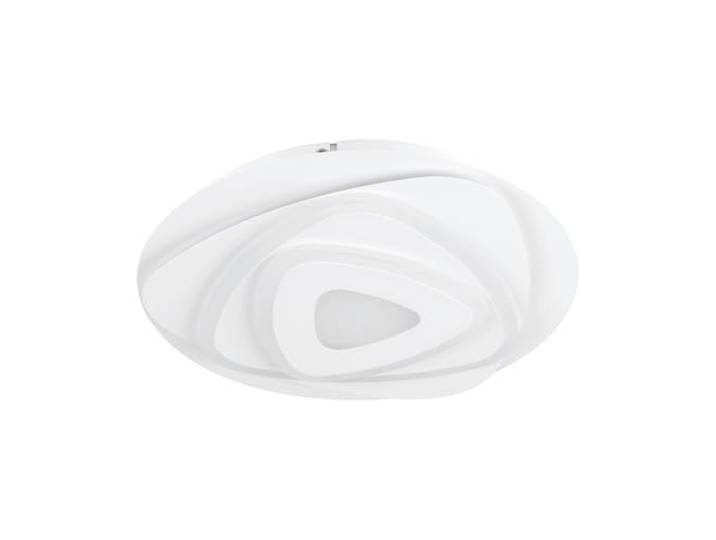 Eglo Luminaire plafonnier Palagiano\, panneau LED rond\, lampe de plafond en saillie pour bureau\, couloir et cuisine\, plastique blanc\, blanc neutre\, Ø 30 cm