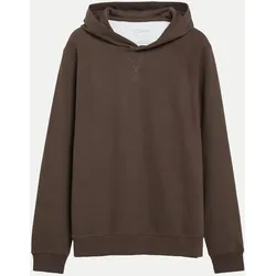 Hoodie mit Ziernaht 8941-BROWN 3XL