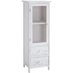 Caro Möbel, Vitrine + Buffetschrank, Etania (32 x 27 x 104 cm)