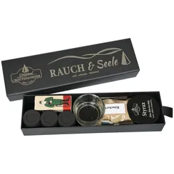 Crottendorfer, Räucherstäbchen, Schubbox RAUCH & Seele Styrax – Edles Räucherset mit Zubehör