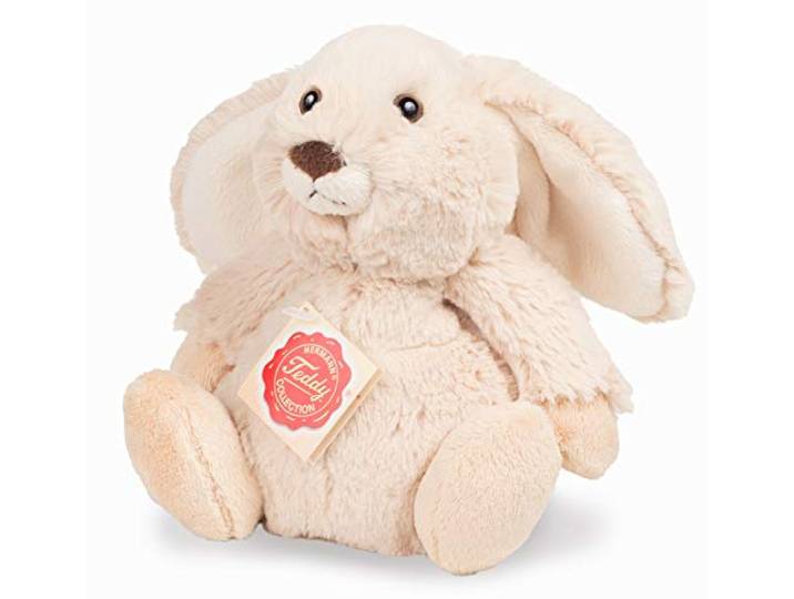 Teddy Hermann 93855 Hase Häschen Polli beige 15 cm, Kuscheltier