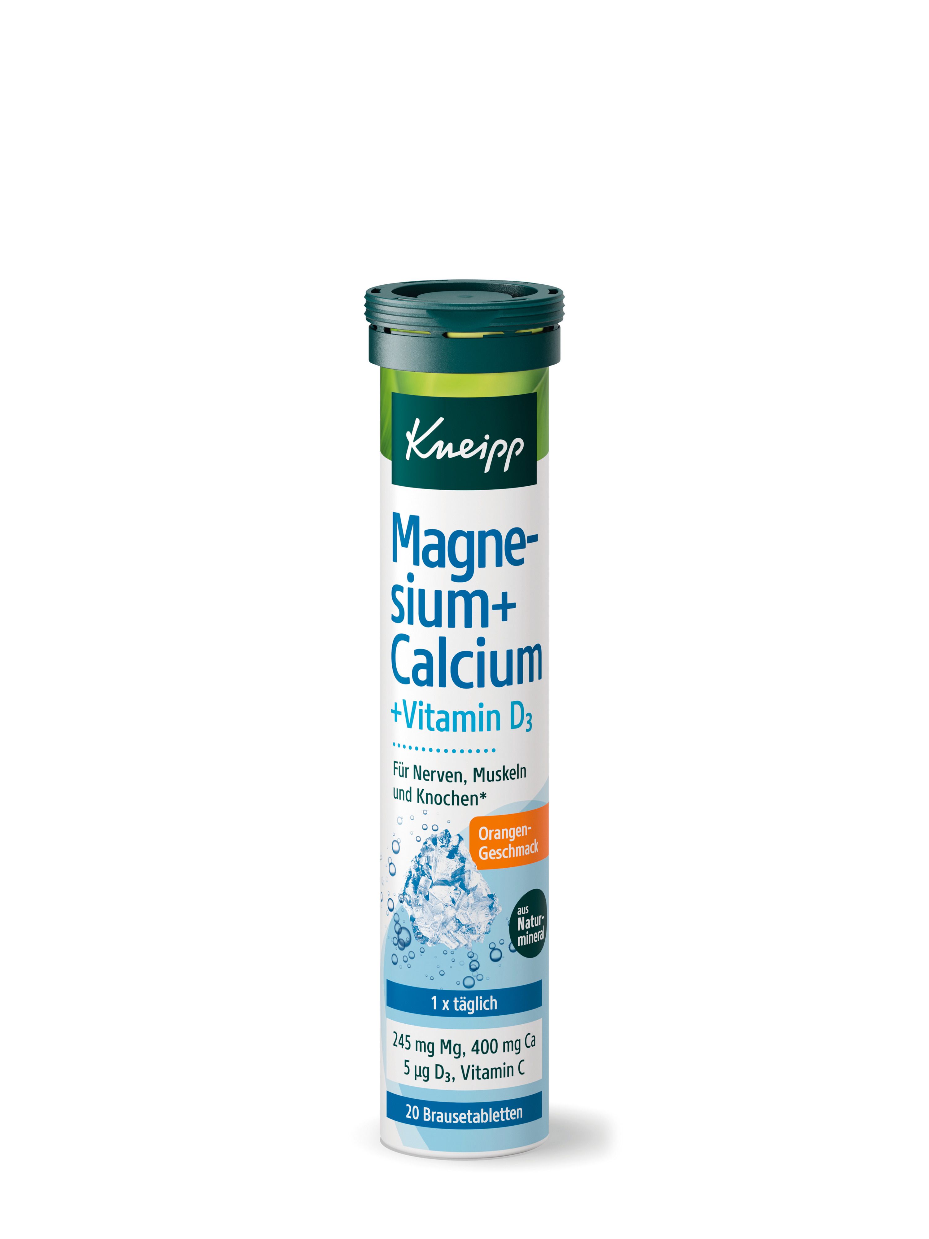 Kneipp Magnesium+Calcium Brausetabletten 20 St