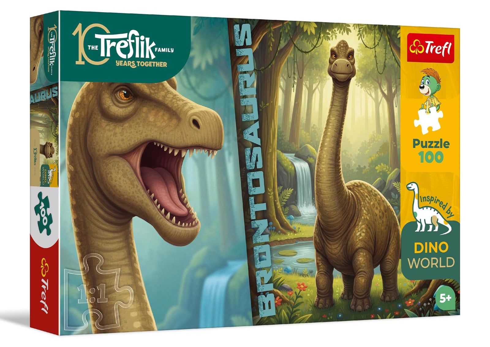 TREFL Dinosaurussen Puzzel van 100 stukjes