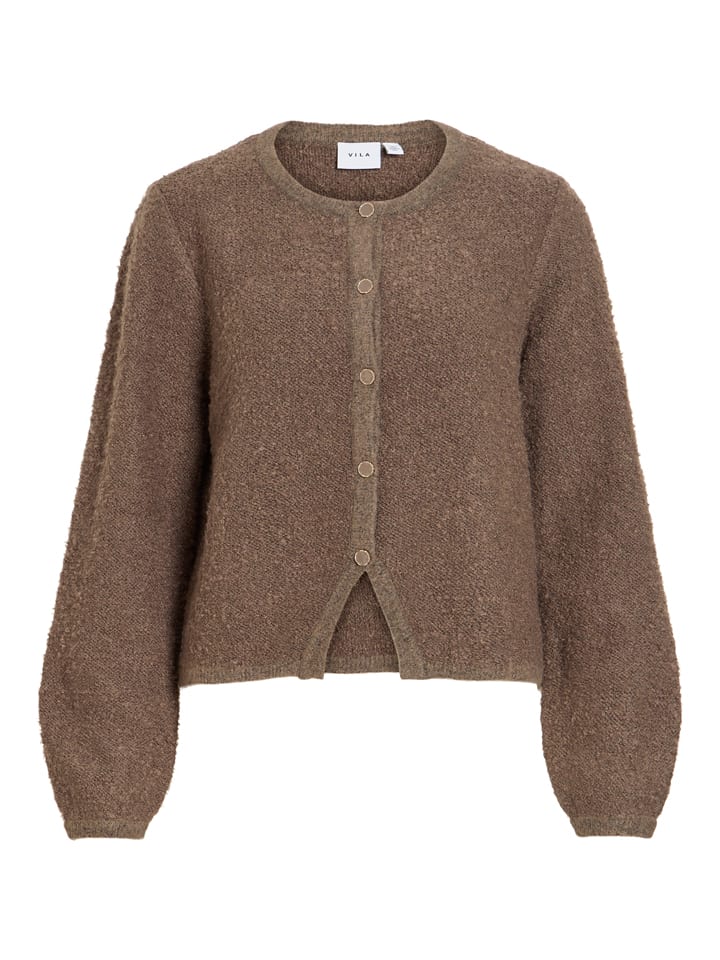 Vila Cardigan in Taupe - S