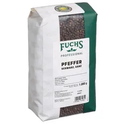 FUCHS Gewürz »Pfeffer schwarz ganz« 1 kg schwarz