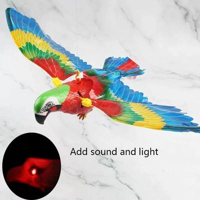 Inspired Finds Interactive Electric Flying Bird Cat Toy With Realistic Flapping Motion parrot upgraded