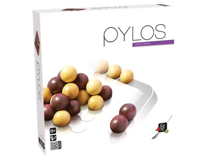 Gigamic, Pylos, familiespel, houten spel, 2 spelers, vanaf 8 jaar, 15 minuten, Duits, meertalig, meerkleurig, kleurrijk