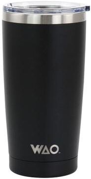 WAO 18oz Thermal Tumbler with Acrylic Lid in Matte Black