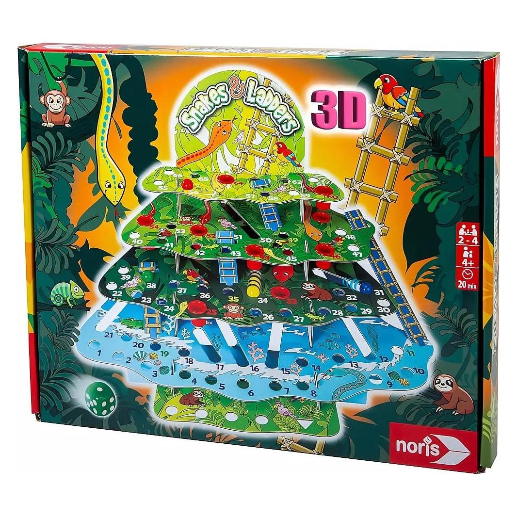 Noris Snakes & Ladders Dschungel (Deutsch, 2 - 4 Spieler) (606064764)