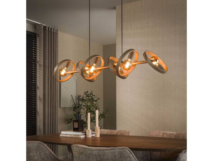 Ringe, Pendellicht-Esstisch Hover Sand – Ø 26 cm Lyora - 8405/43