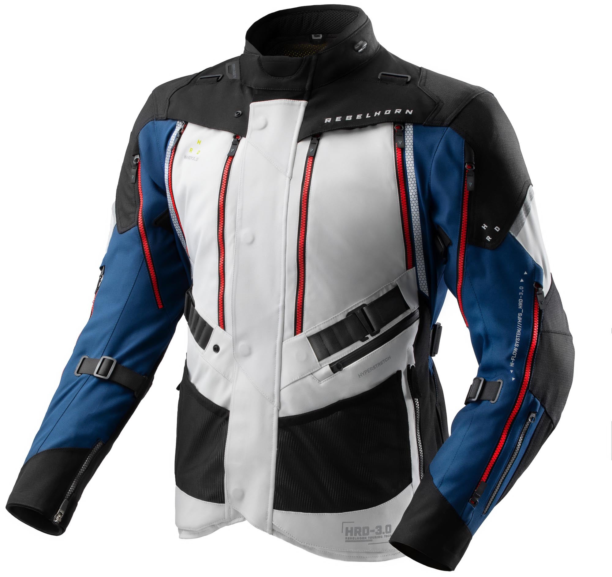 Rebelhorn Hardy 3.0 wasserdichte Motorrad Textiljacke RH-TJ-HARDY-3.0-11-4XL