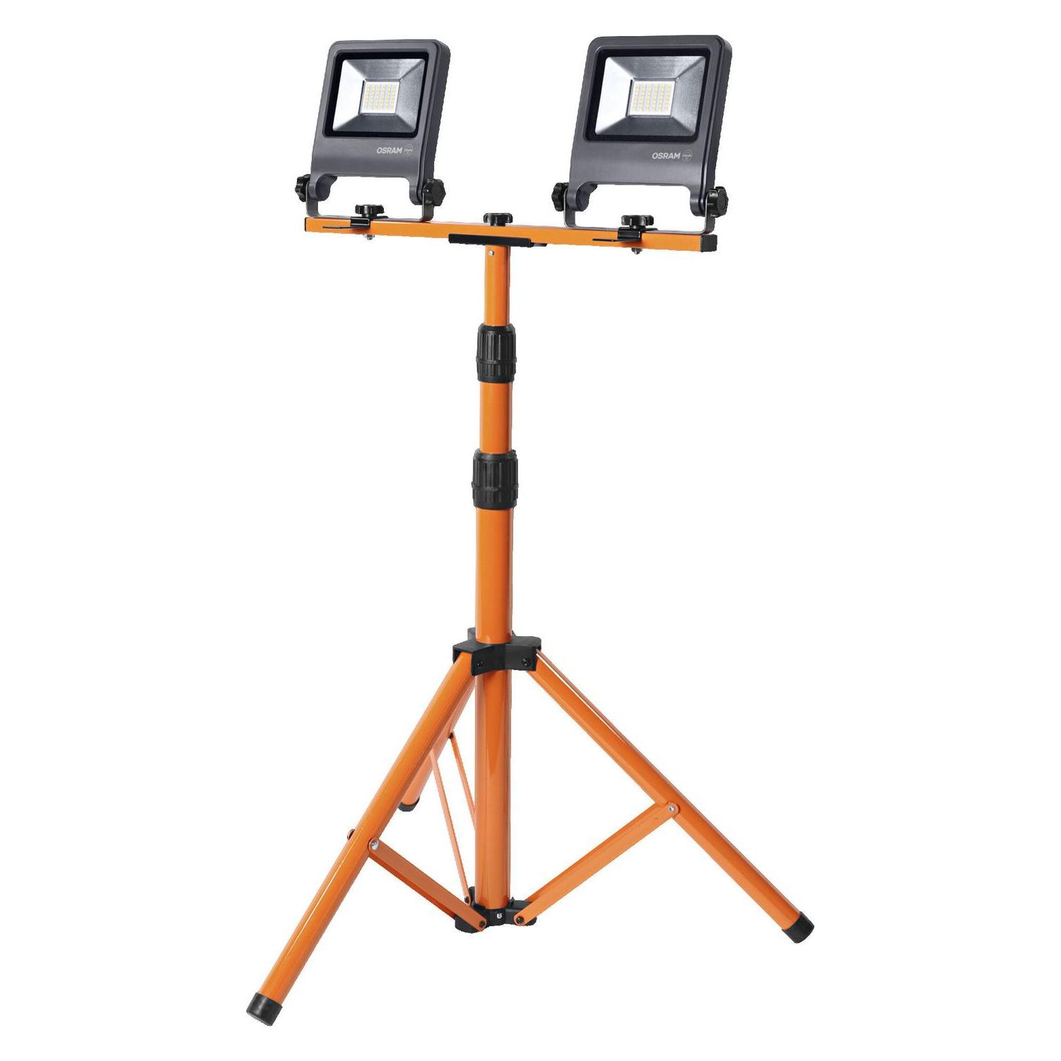 Ledvance OSRAM LED Aussen-Strahler WORKLIGHTS - TRIPOD 2x30W 4000K Neutralweiss 4099854572210 (6000 lm) (4099854572210)