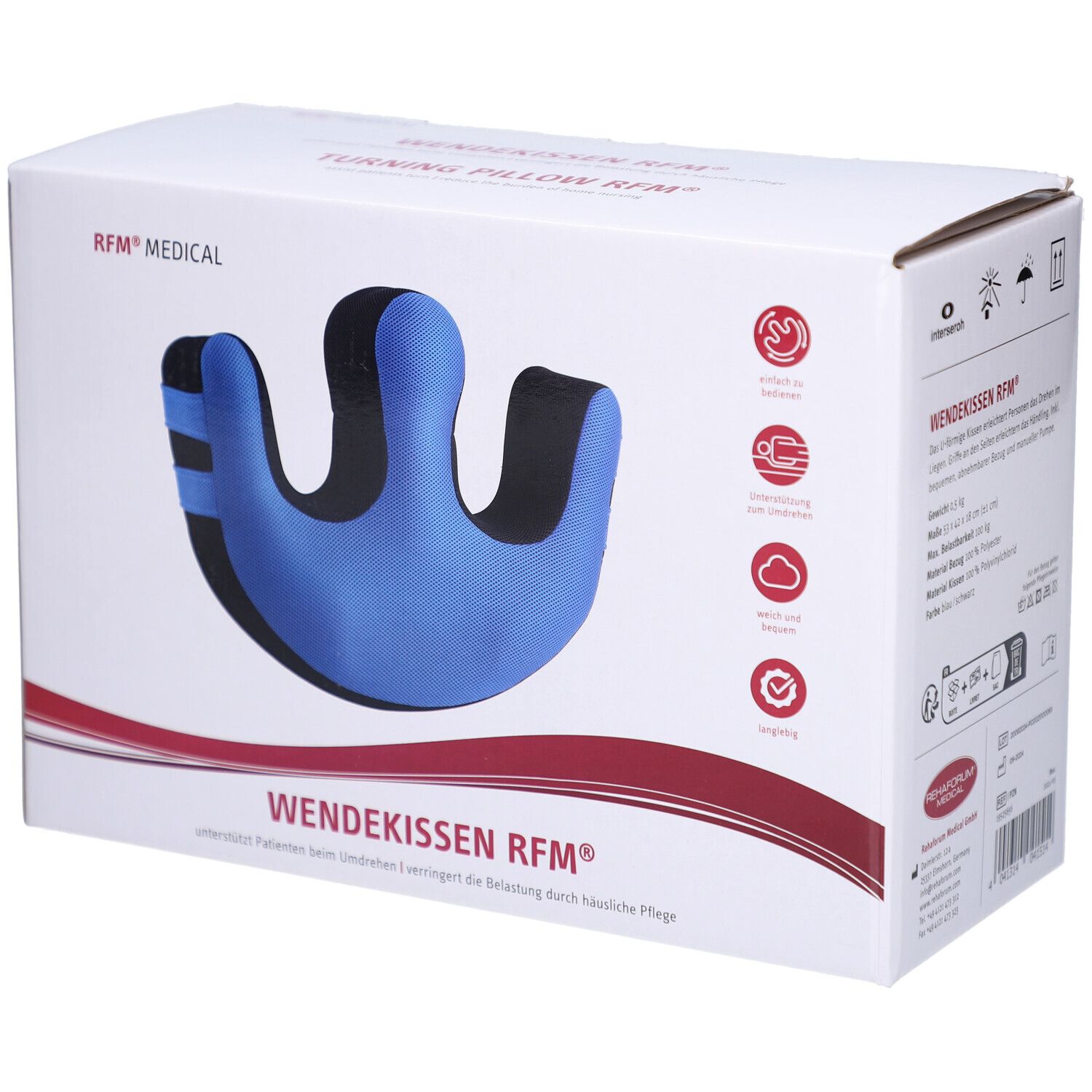 RFM Wendekissen U-förmig 18x42x53 cm 1 St Kissen
