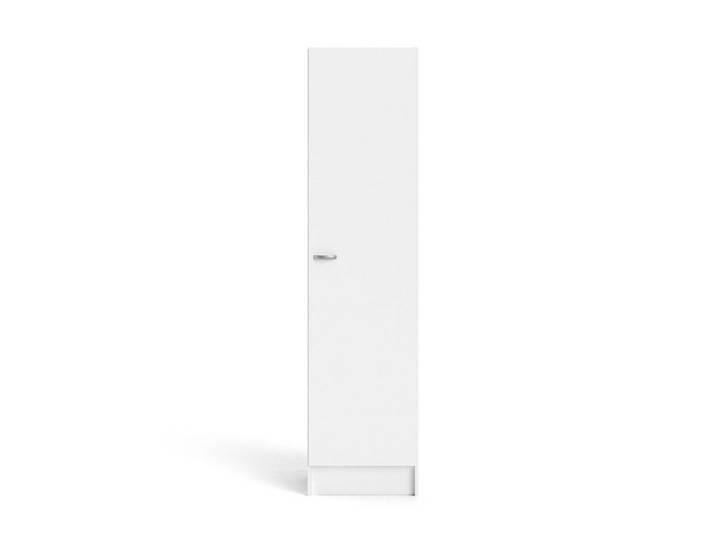 ebuy24 Kleiderschrank weiß, Weiß, 50x200x48 cm, Schlafzimmer, Kleiderschränke