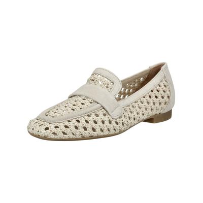 Slipper PAUL GREEN "Paul Green Slipper Veloursleder", Damen, Gr. 39, beige (natur), Veloursleder, Schuhe Slipper
