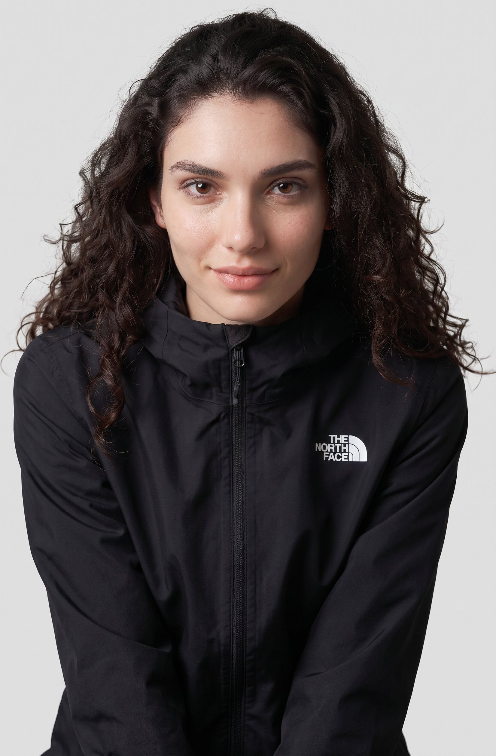 Funktionsjacke THE NORTH FACE "W PLUS QUEST MONO SHELL", Damen, Gr. 2X, tnf schwarz, Obermaterial: 100% Polyester, Jacken Funktionsjacke, leichtes Material, atmungsaktives Gewebe, versiegelte Nähte
