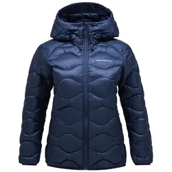 Peak Performance Damen Helium Down Hood Jacke Blue Shadow - dunkelblau - S - S