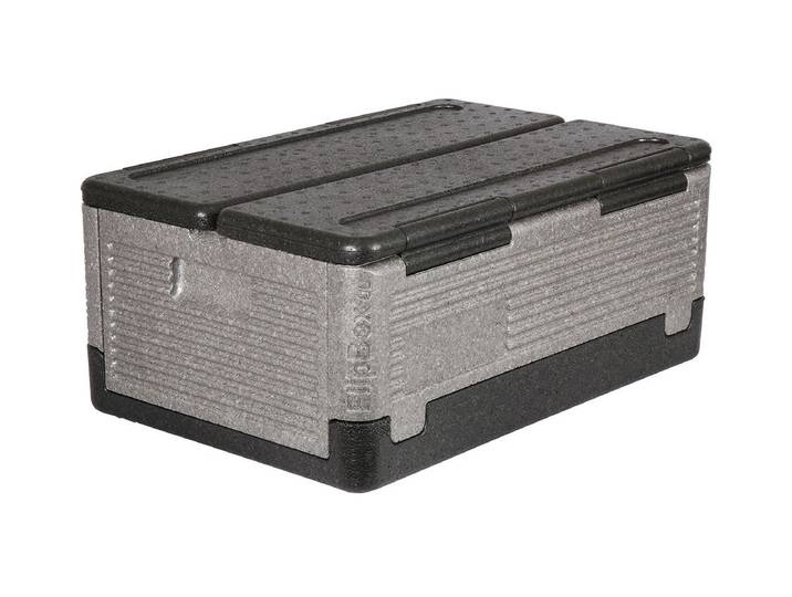 Barth Thermo-Box klappbar GN 1/1 600x400x250 mm Schwarz/Grau