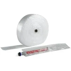 Transpak, Verpackungsmaterial, Luftpolsterschlauchfolie 3-lagig Breite 200mm Länge 50m Stärke 60μ transparent (2 Stk.)