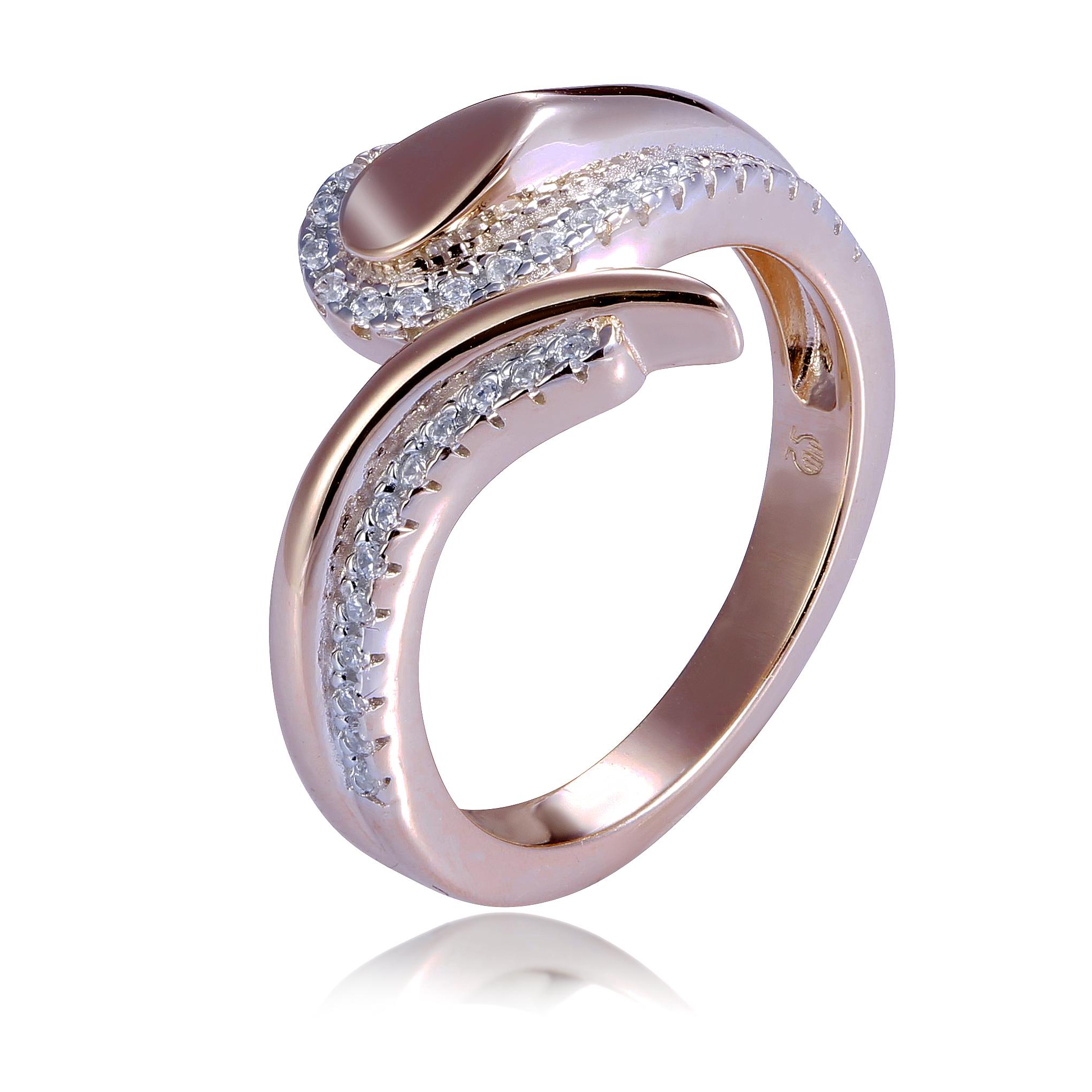 Orphelia Dames 925 Zilveren Ring - Roze ZR-7441