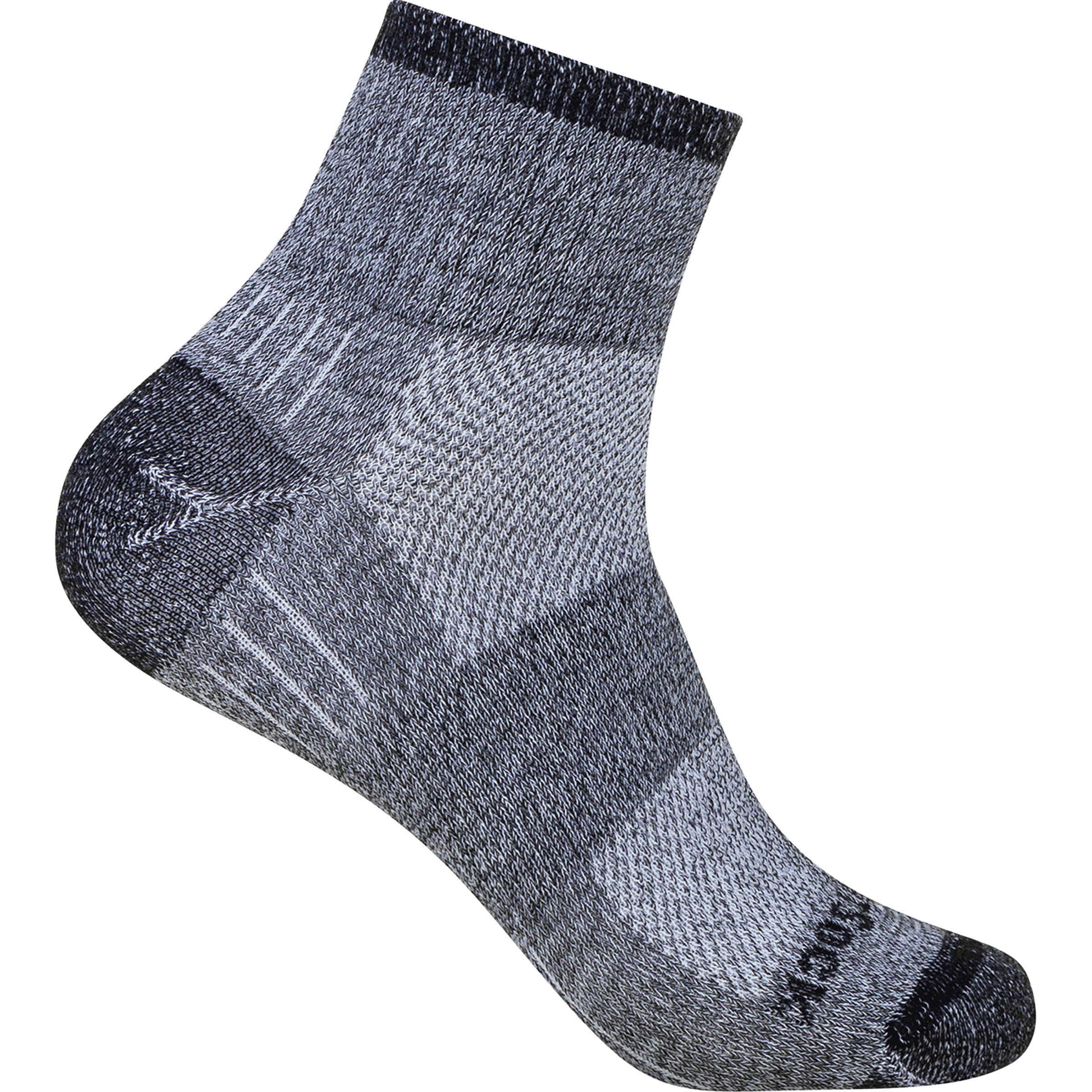 Wrightsock Escape Quarter Laufsocken grau Größe 37.5 Camping Elastisch Merinowolle