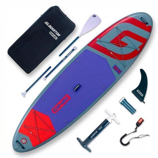 SUP-Board, Allround-Modell - 329 cm Länge - 15 cm Dicke - PVC-Material - Geeignet für Touren und Yoga